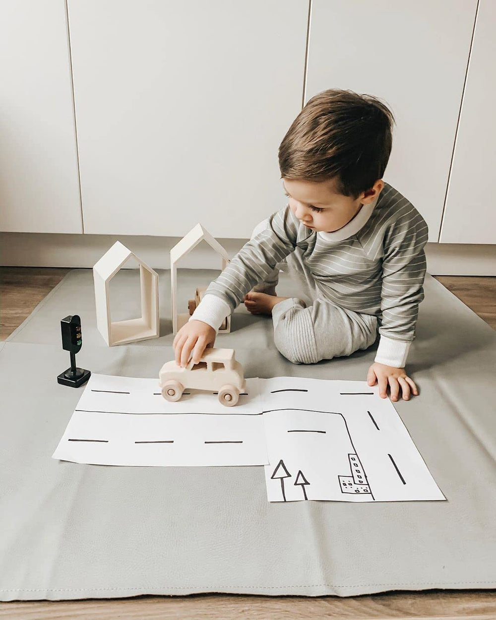 Lark Baby Goods folded-compact mat fits in bags for travel
