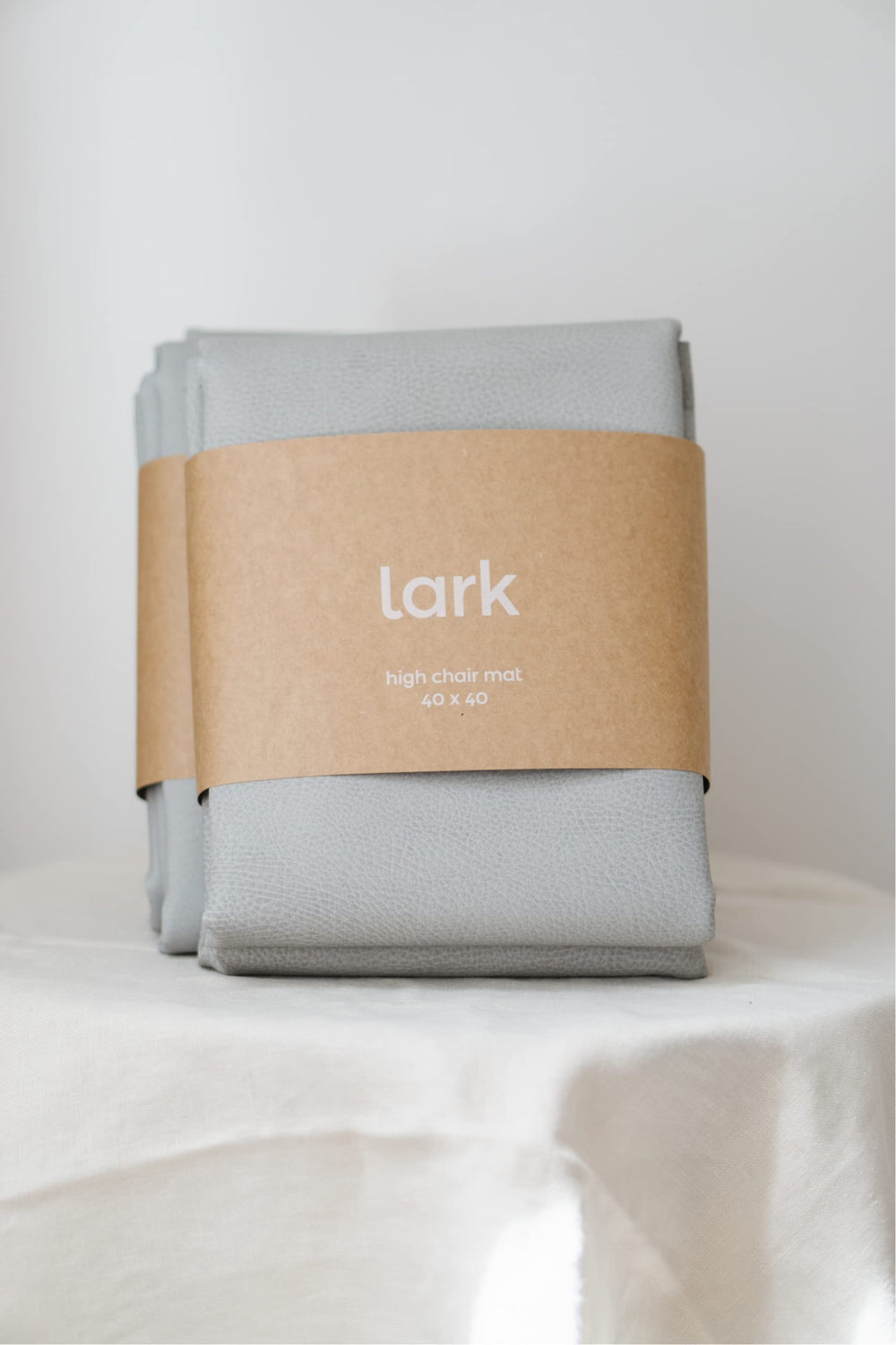 Lark Baby Goods wipe-clean texture highlights quick cleanup after meals