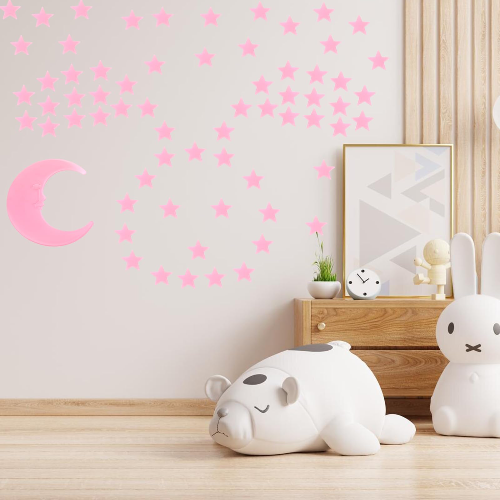 Larrel bedroom decor offers calming, sleep-friendly ambience with a soft, reassuring glow.