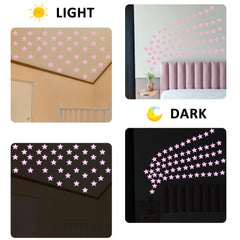 Larrel glow-star closeup 3cm highlights bright details for gentle nighttime guidance.