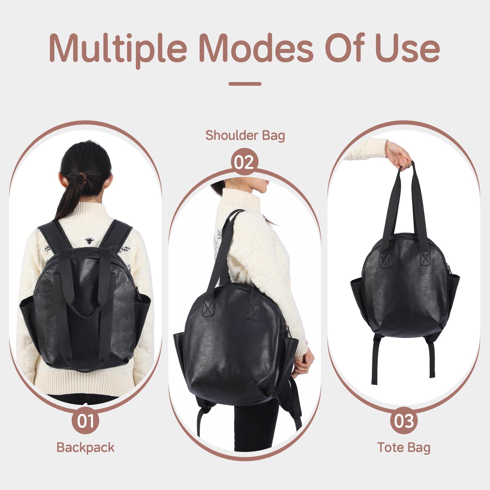 Lasaviin backpack features organized pockets for quick access to essentials