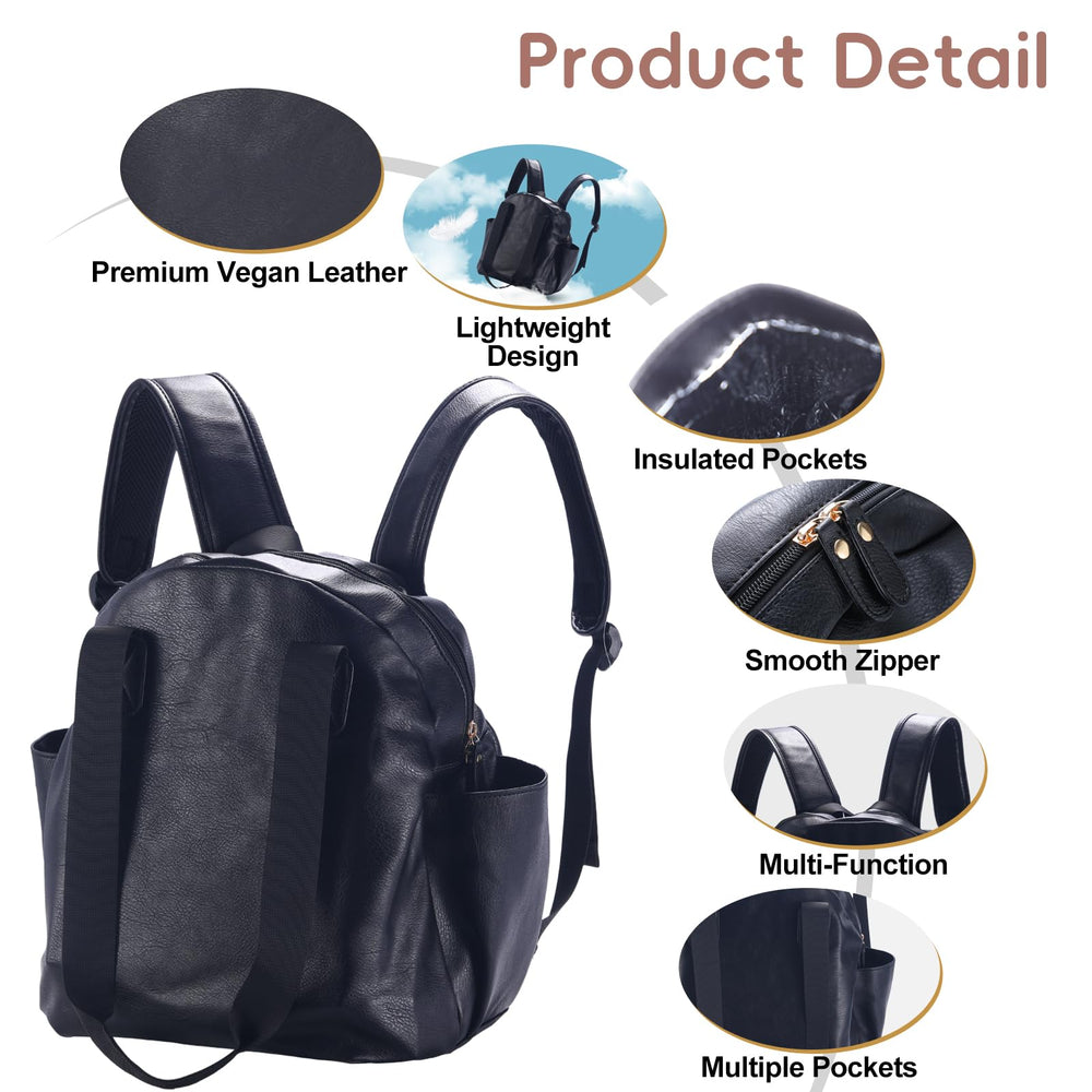 Lasaviin diaper bag is waterproof and easy to clean for unpredictable days