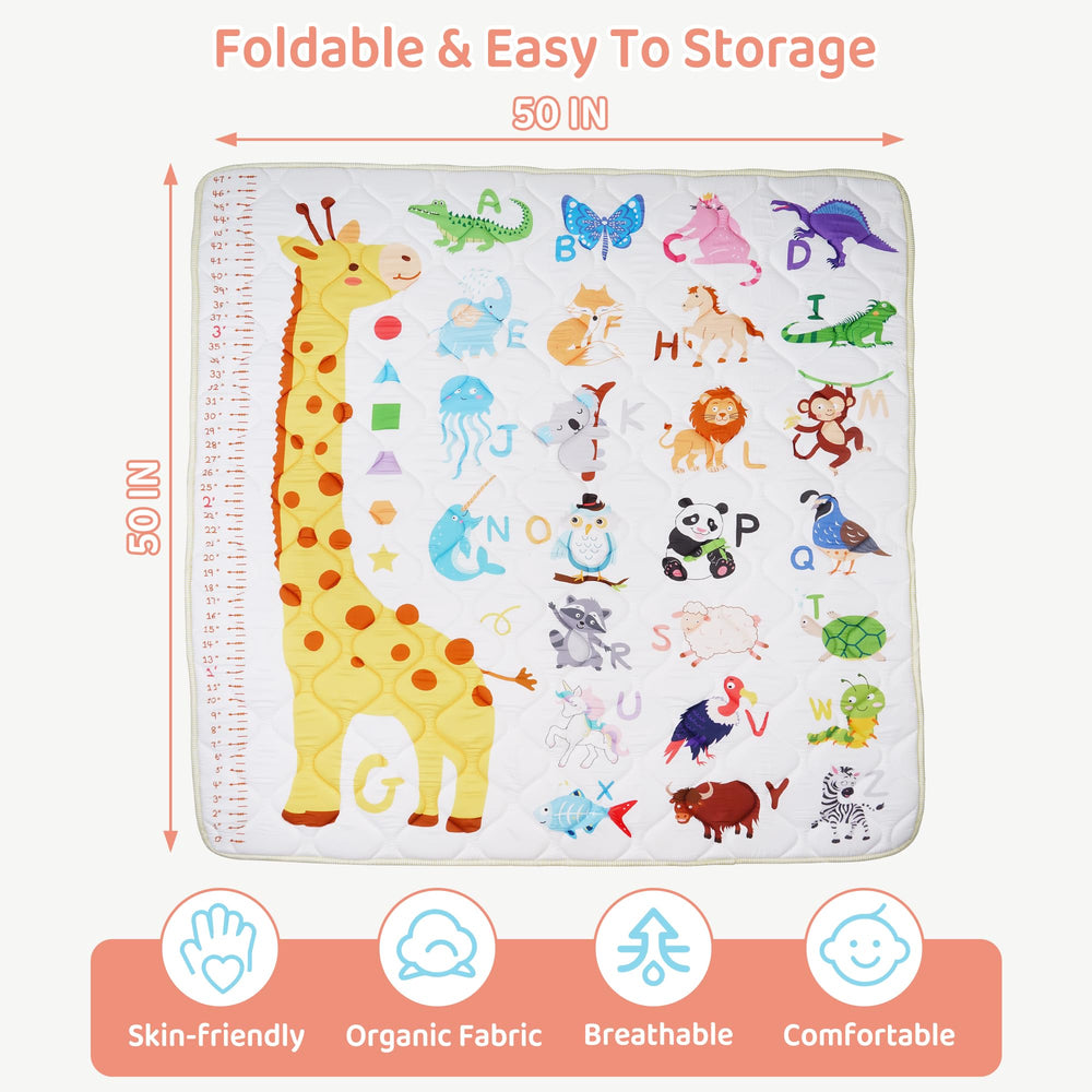 Lasoftan baby play mat large surface supports shared play