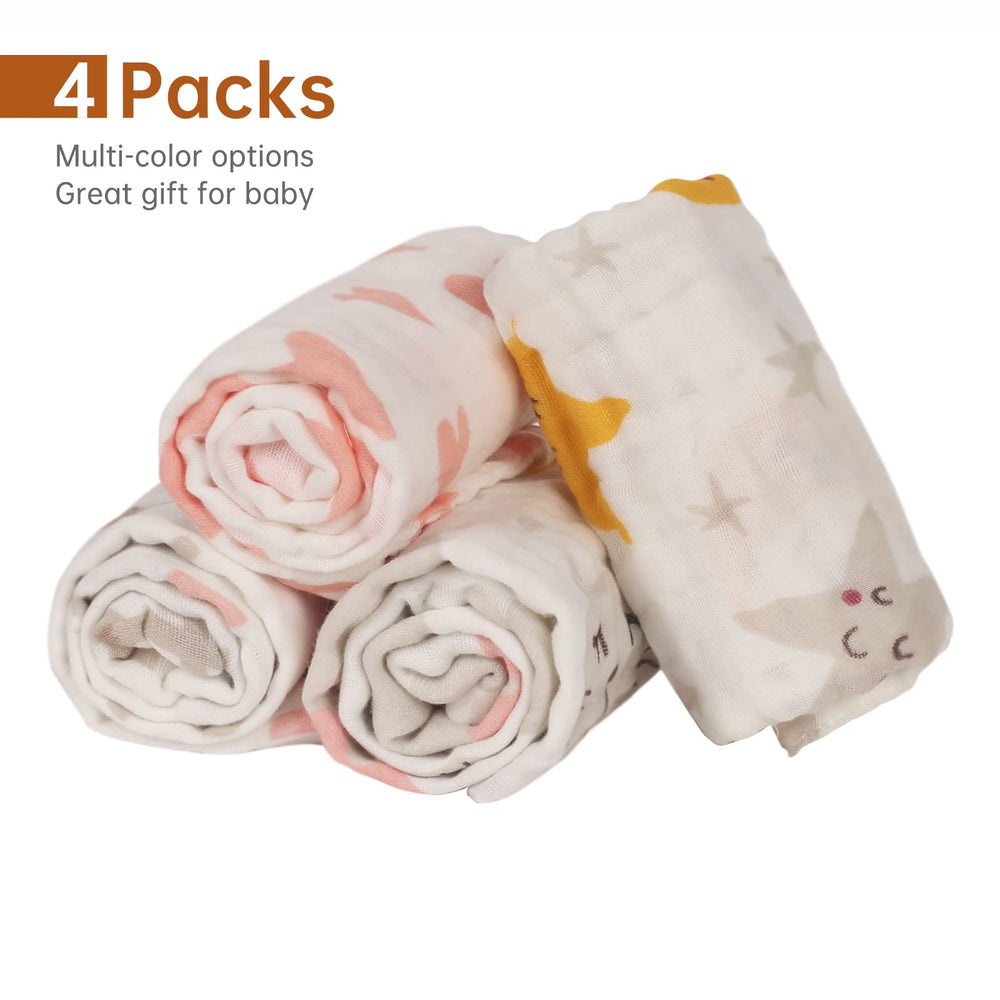 Lasoftan daily-use burp cloth shown in a feeding moment with baby.