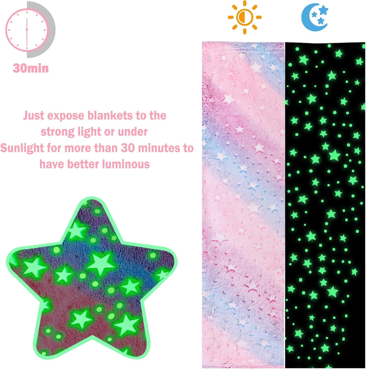 lasoftan glowing-star nap mat with pillow ready for cozy preschool naps