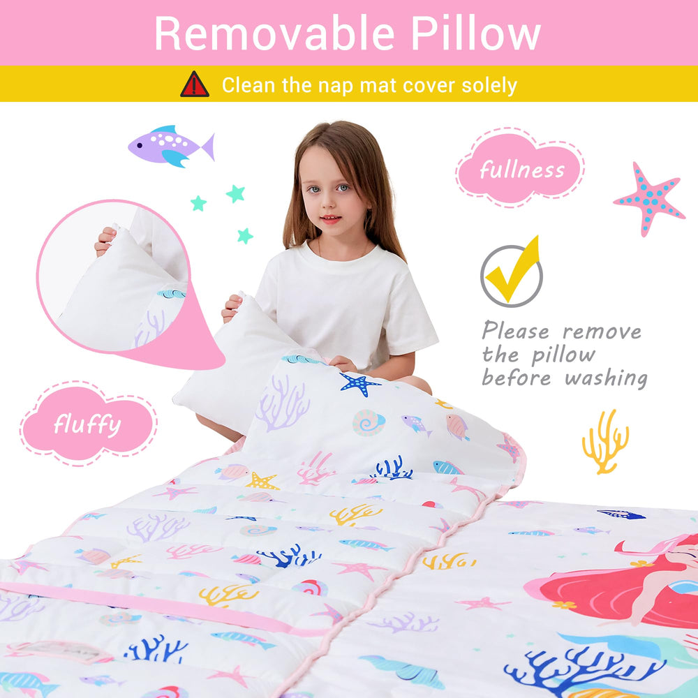 Lasoftan Mermaid nap mat in daycare use for kids