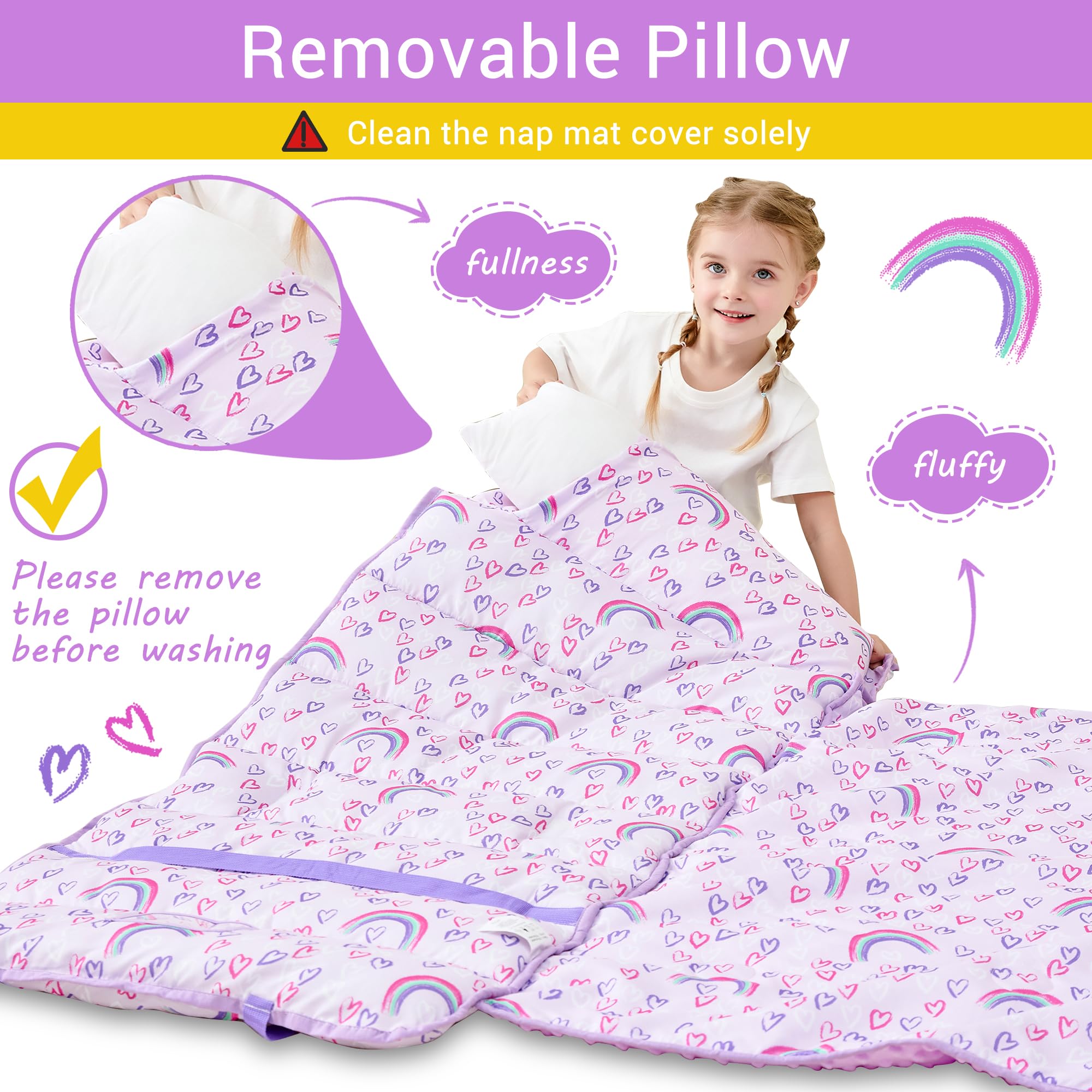 Lasoftan nap mat easy-care washable keeps colors vibrant