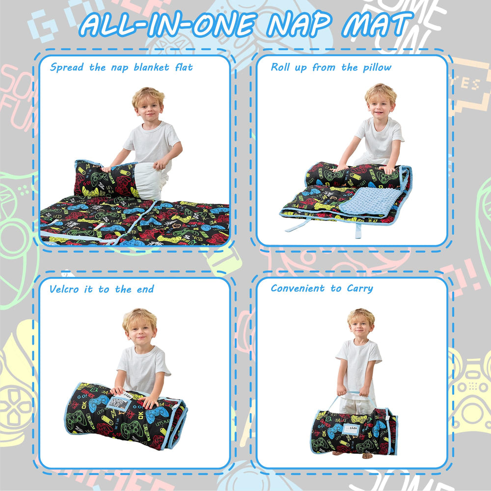Lasoftan nap mat colorful pattern suitable for daycare
