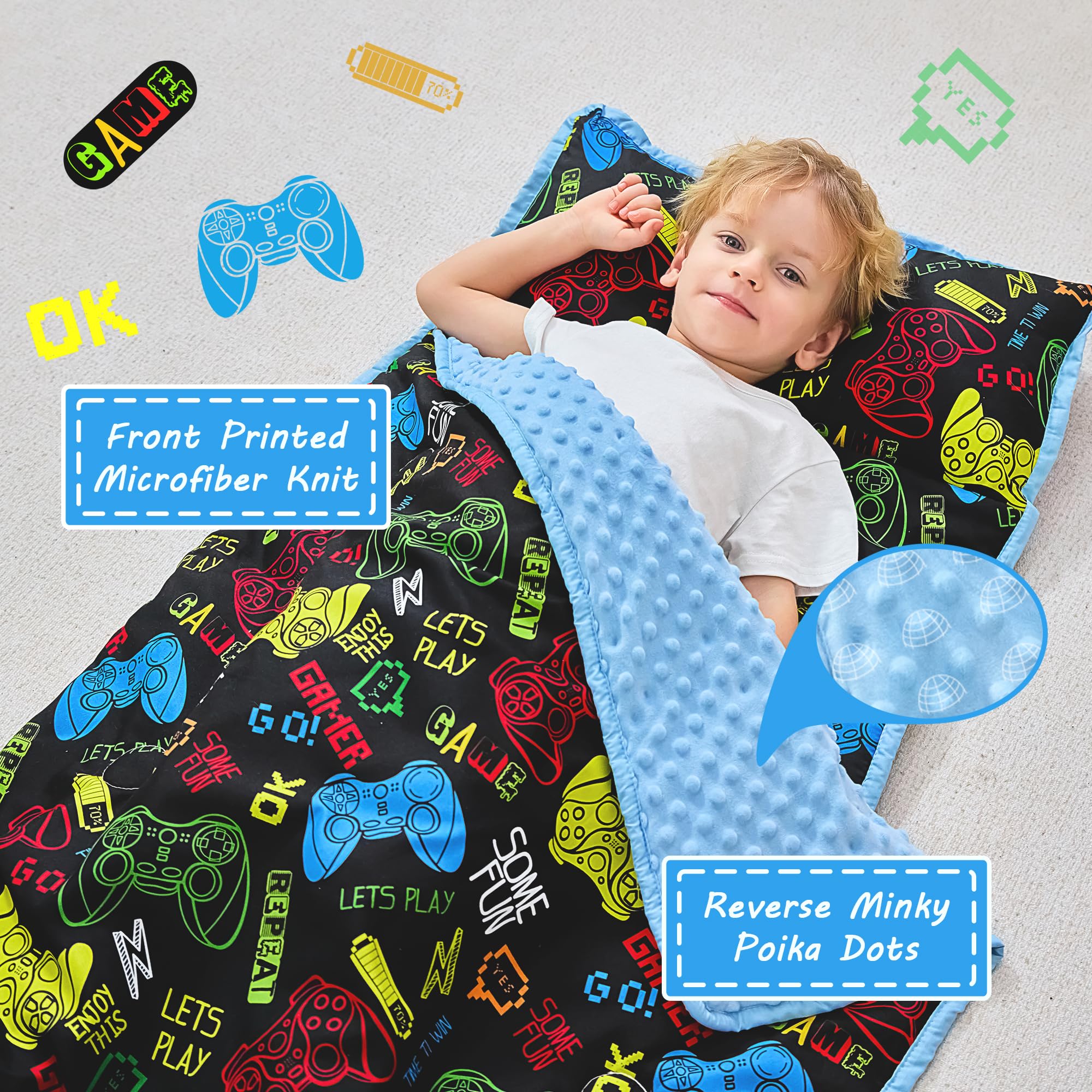 Lasoftan nap mat with pillow included for comfy naptime support