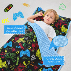 Lasoftan nap mat with pillow included for comfy naptime support