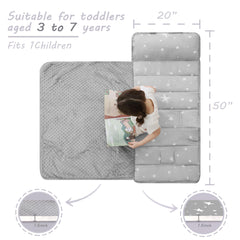 Lasoftan nap mat size 50x21 highlights generous space for kids.