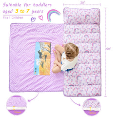 Lasoftan nap mat size 50x21 offers roomy space for toddlers