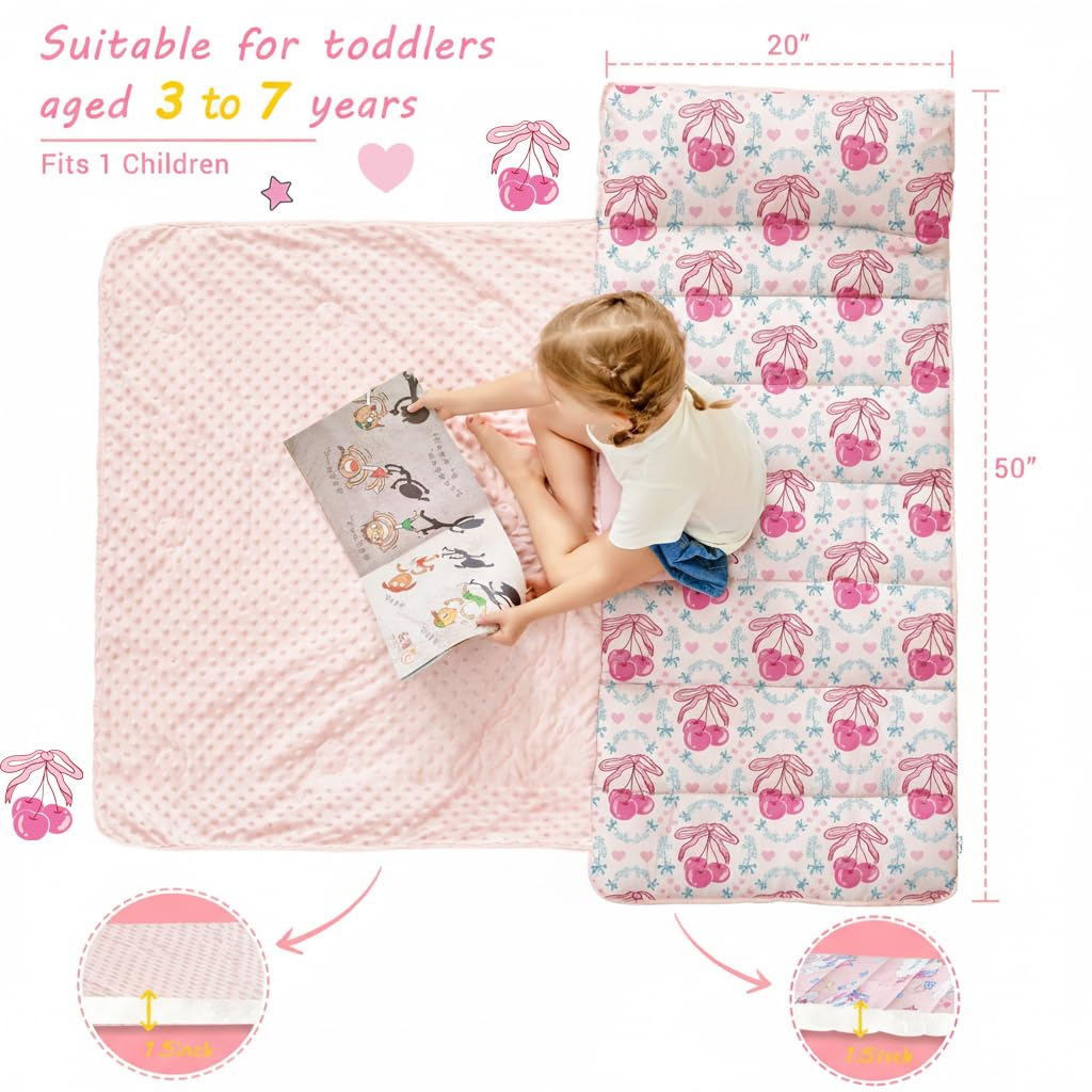 Lasoftan nap mat in travel-friendly roll for on-the-go naps.