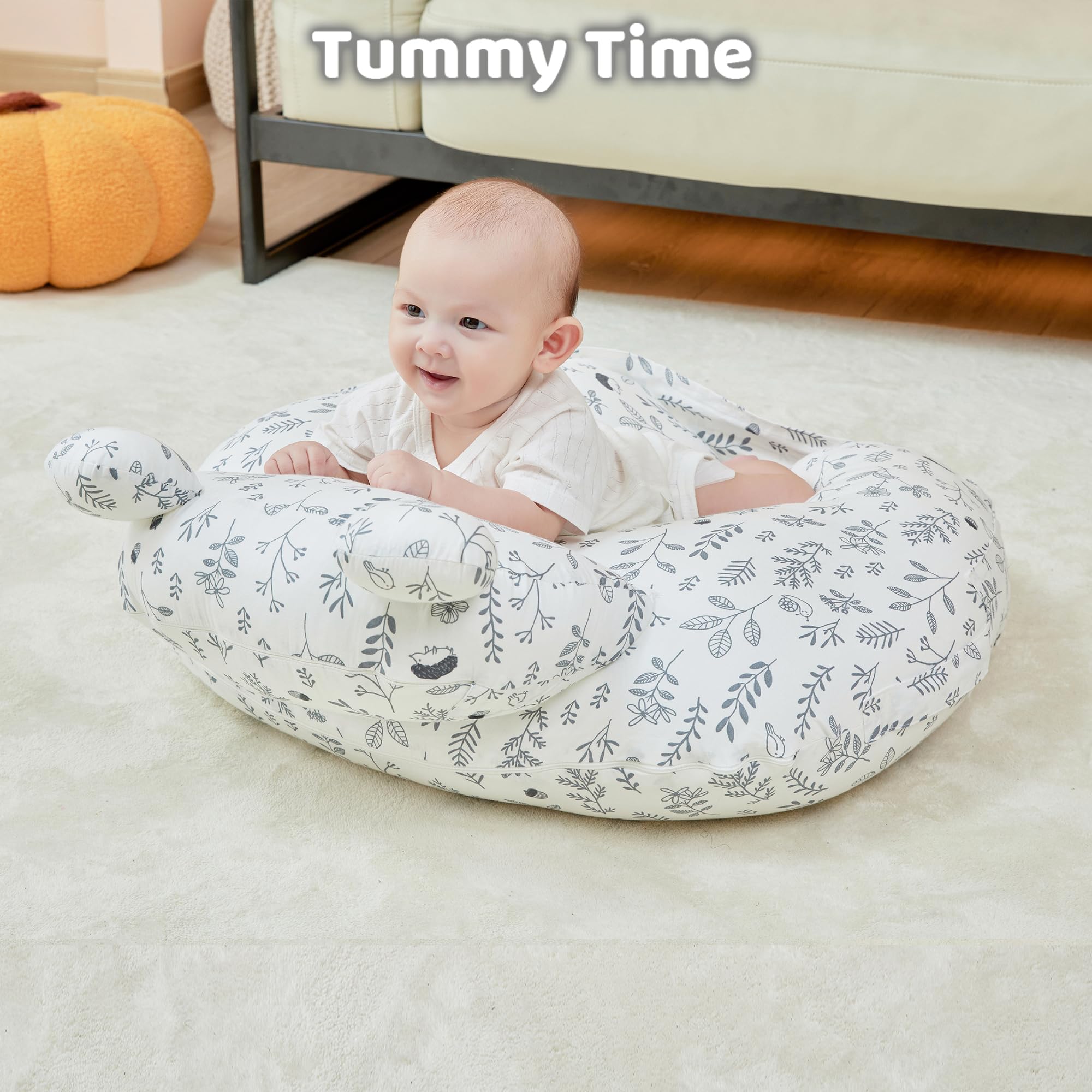 lasoftan nursing pillow expansion tip suggests 48-72 hours of fluff for optimal loft.