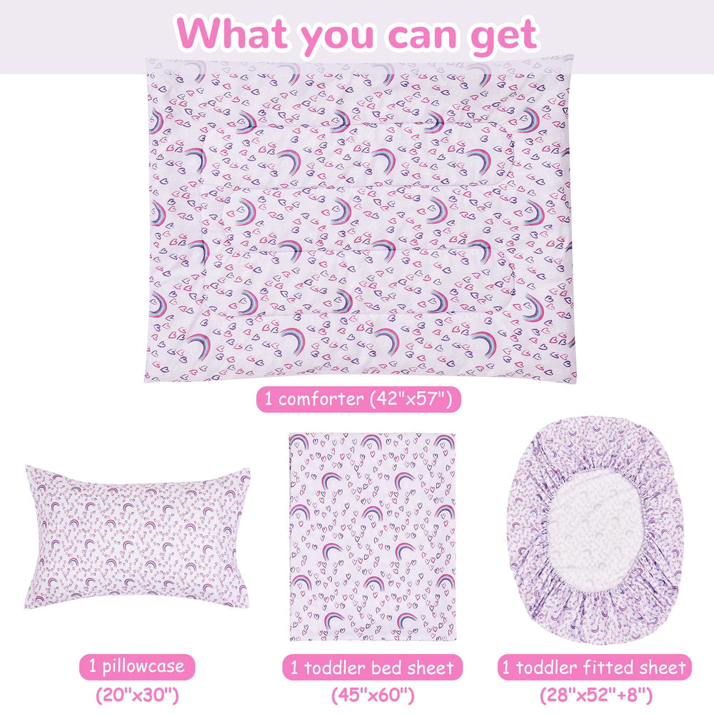 lasoftan pillowcase 20x30 rainbow pattern with smooth finish for comfy mornings.