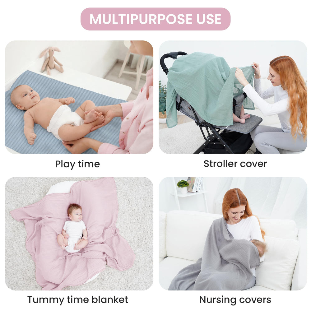lasoftan tummy time blanket supports play and floor time.