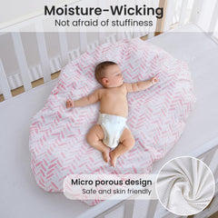 lasoftan two-pack pink swaddle set, versatile baby blanket options.
