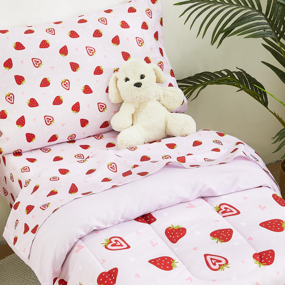 lasoftan toddler bedding care instructions illustrate machine wash and low heat drying