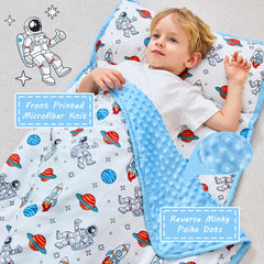 Lasoftan nap mat with pillow included for quick, comfy rest.