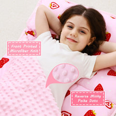 Lasoftan nap mat with pillow included for extra head support during naps