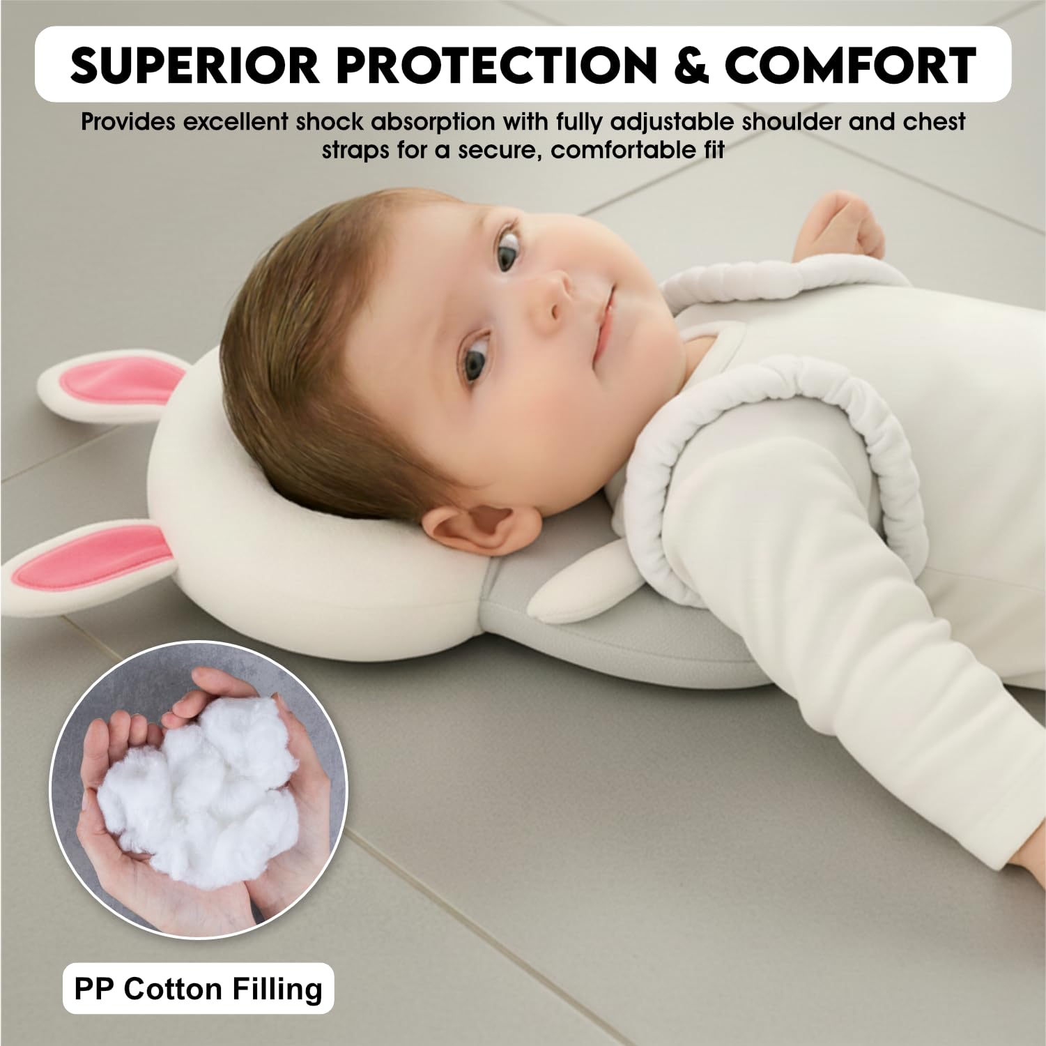 LaSognna non-slip socks offer secure grip for safe toddling.