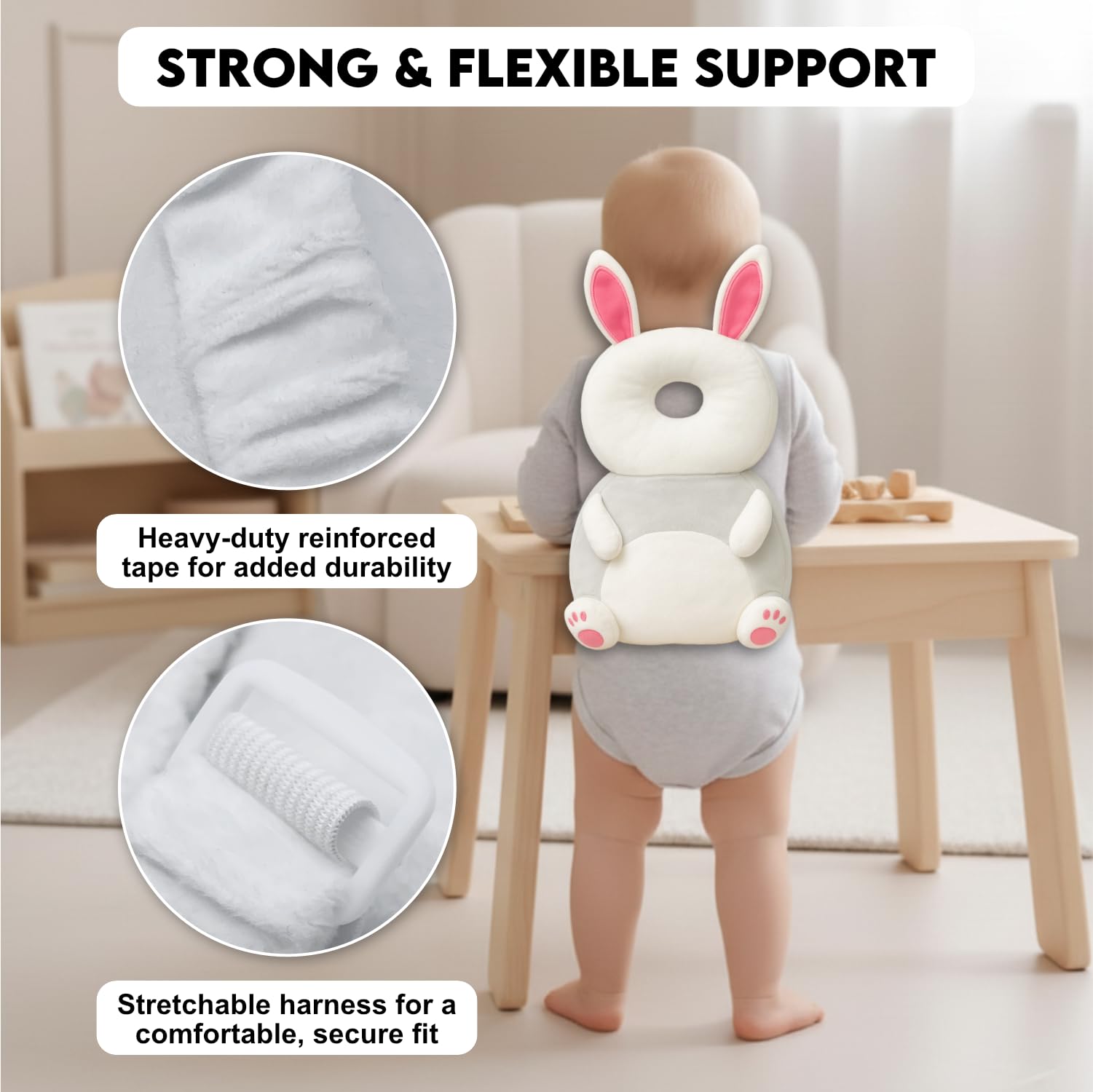 LaSognna packaging included set with head protector, socks, and knee pads.