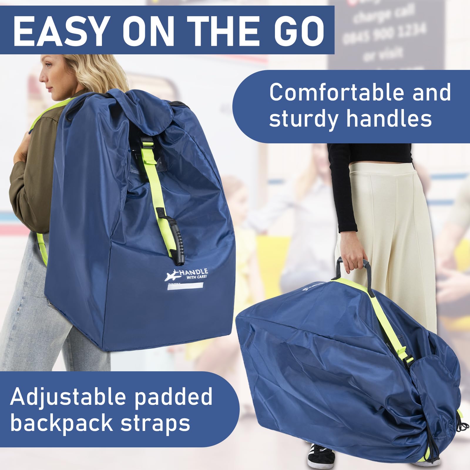 LASUK travel bag is lightweight and machine-washable for easy cleaning