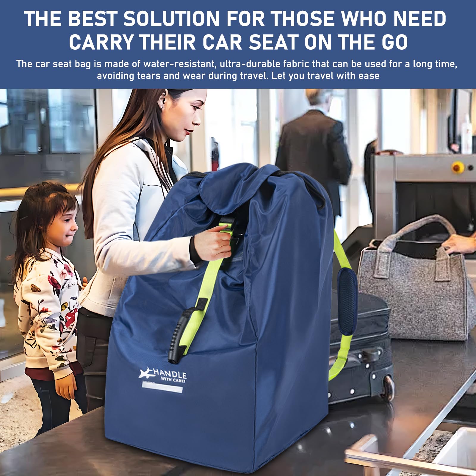 LASUK bag features a tag slot for quick identification at gates