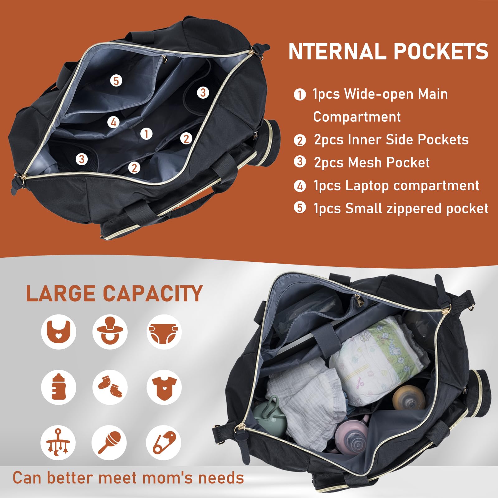 LASUK pacifier bag keeps a spare soother clean and ready.
