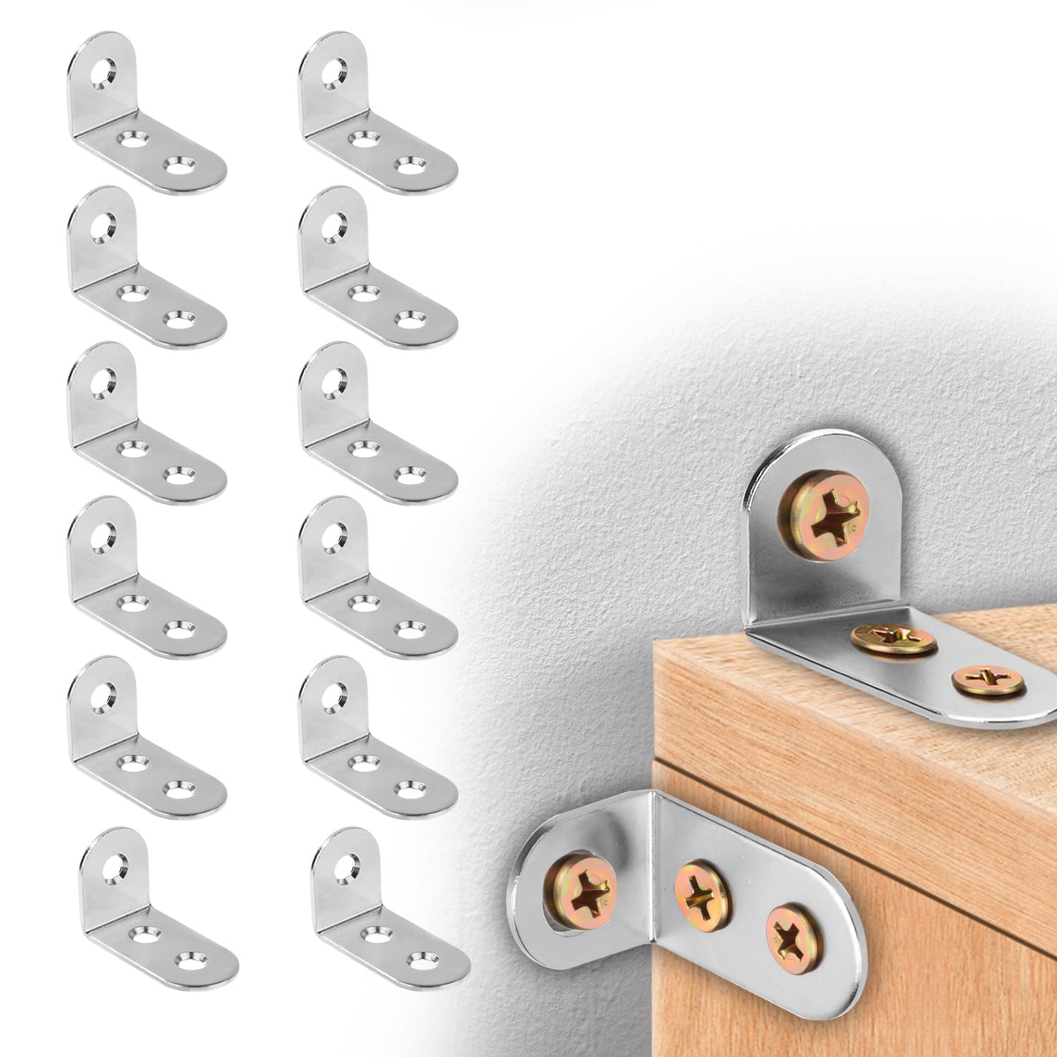 Lasuroa 6-set furniture anchors packaged for easy home safety planning.