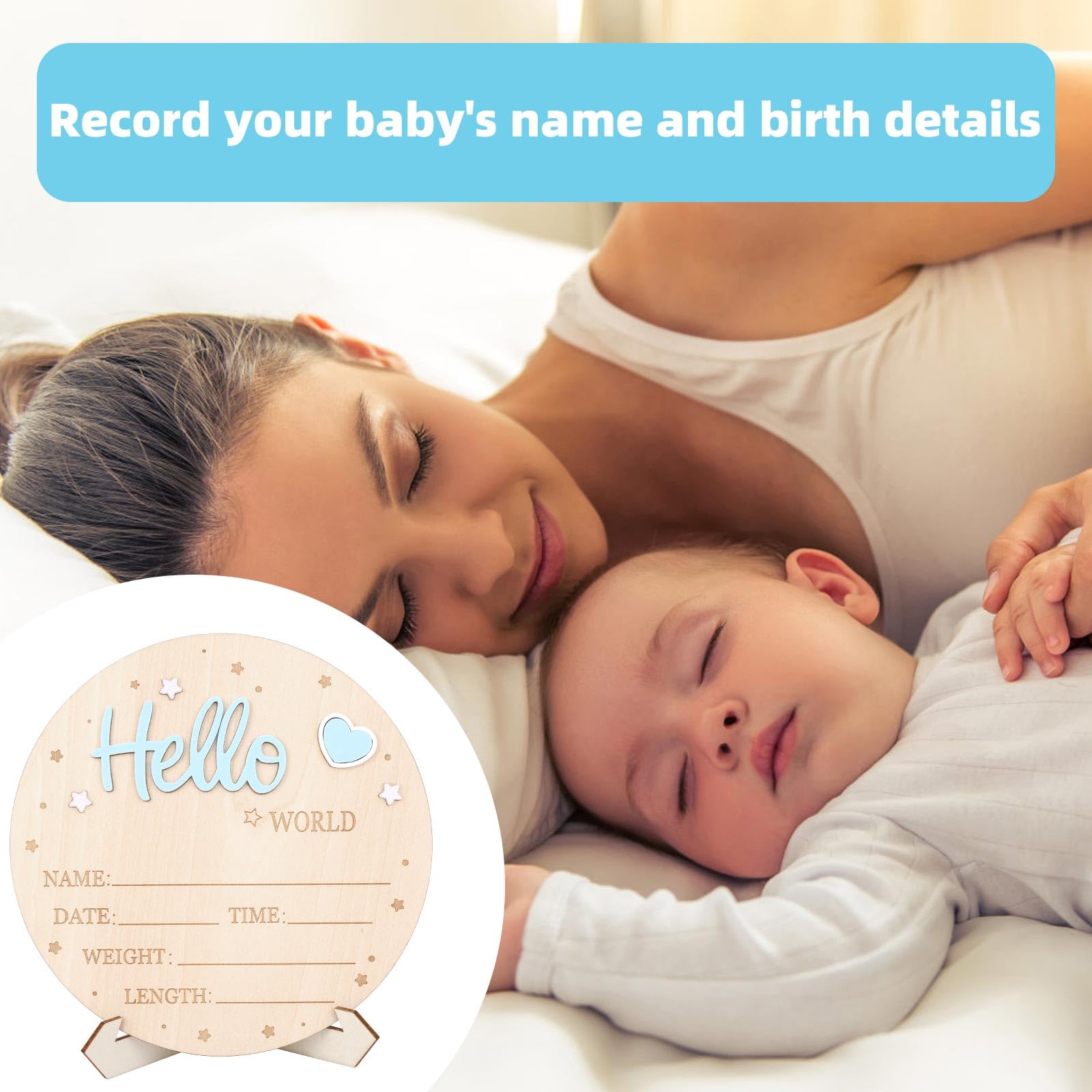 Lasuroa baby shower gift board offers a thoughtful keepsake.