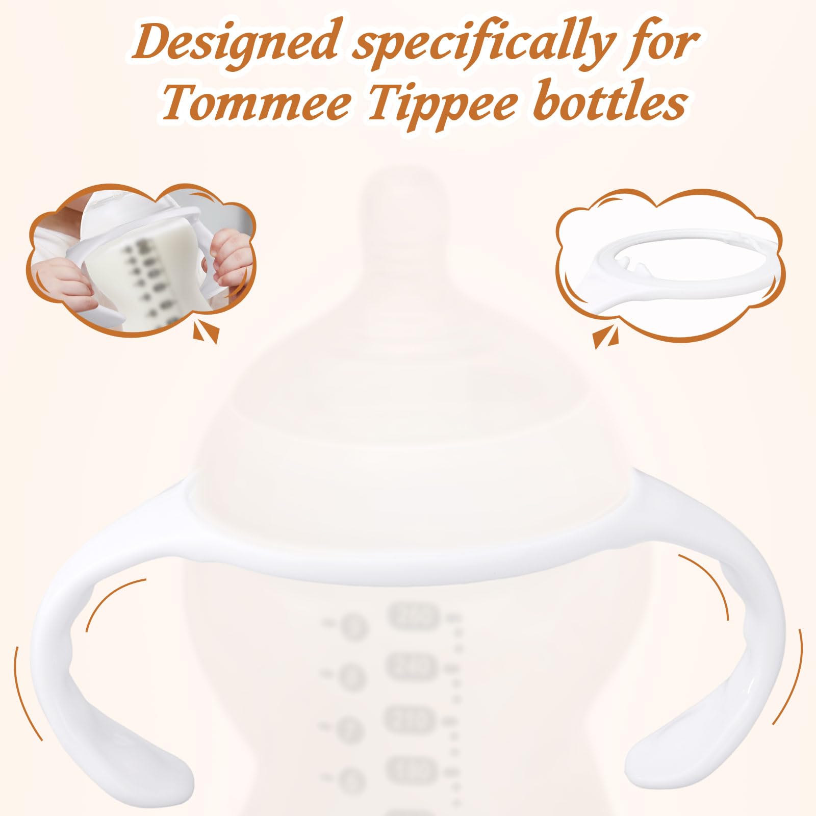 lasuroa baby bottle handles dishwasher safe for quick, thorough cleaning after meals.