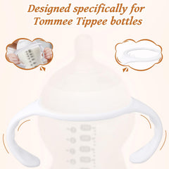 lasuroa baby bottle handles dishwasher safe for quick, thorough cleaning after meals.