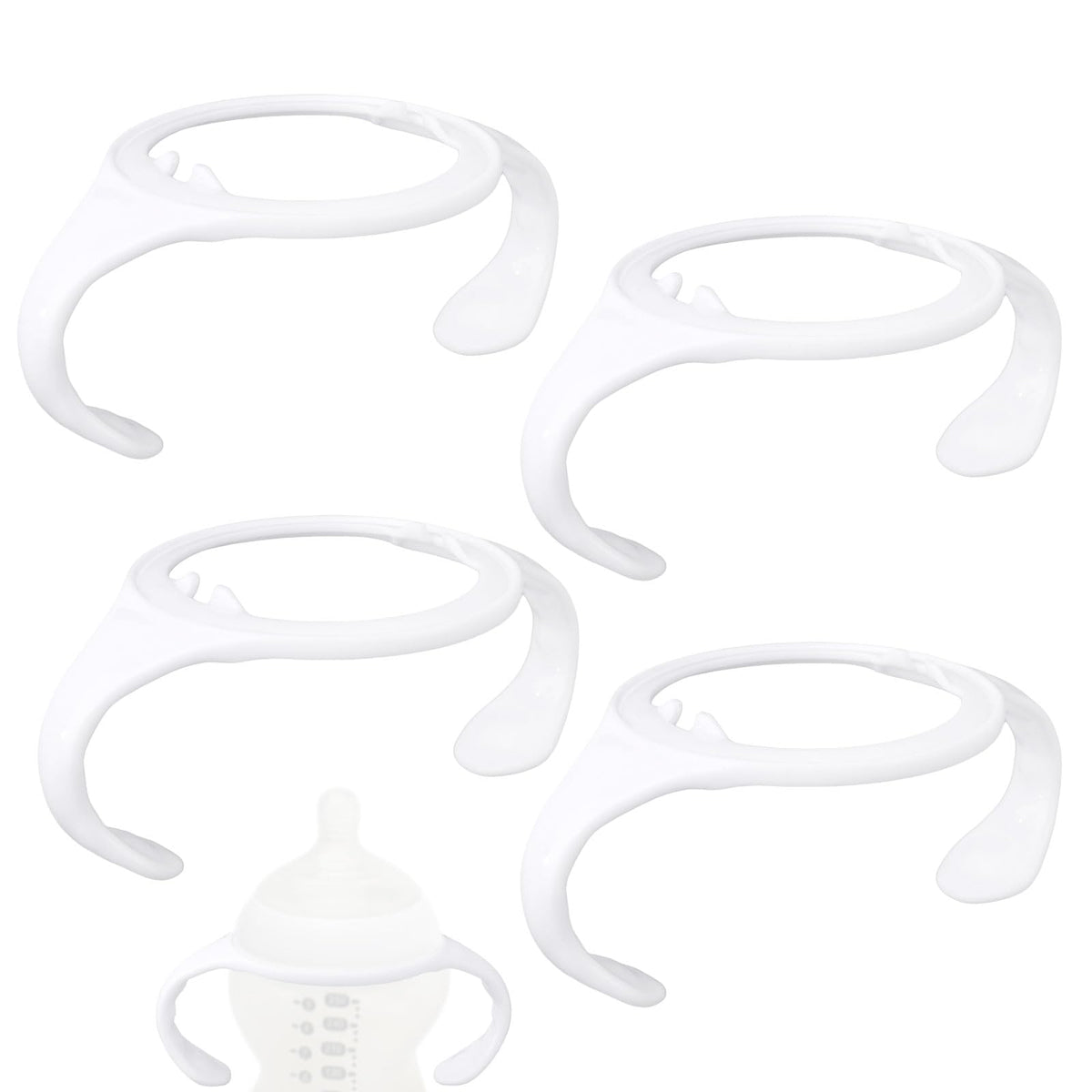 lasuroa baby bottle handles for tommee tippee ergonomic grip supports secure self-feeding.