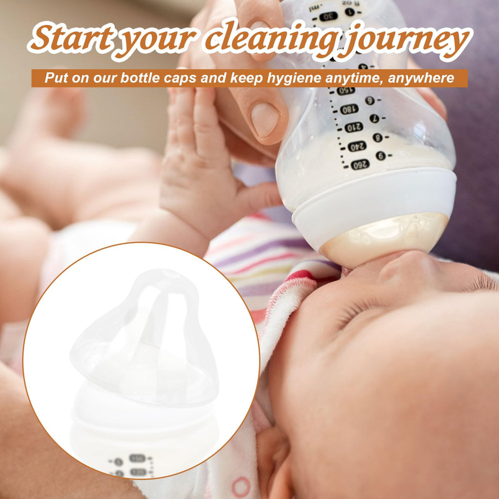 Lasuroa baby bottle lid compact size 7.4cm fits 5oz and 9oz bottles