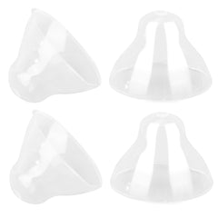 Lasuroa baby bottle lids transparent pack four replacements for quick daily swaps
