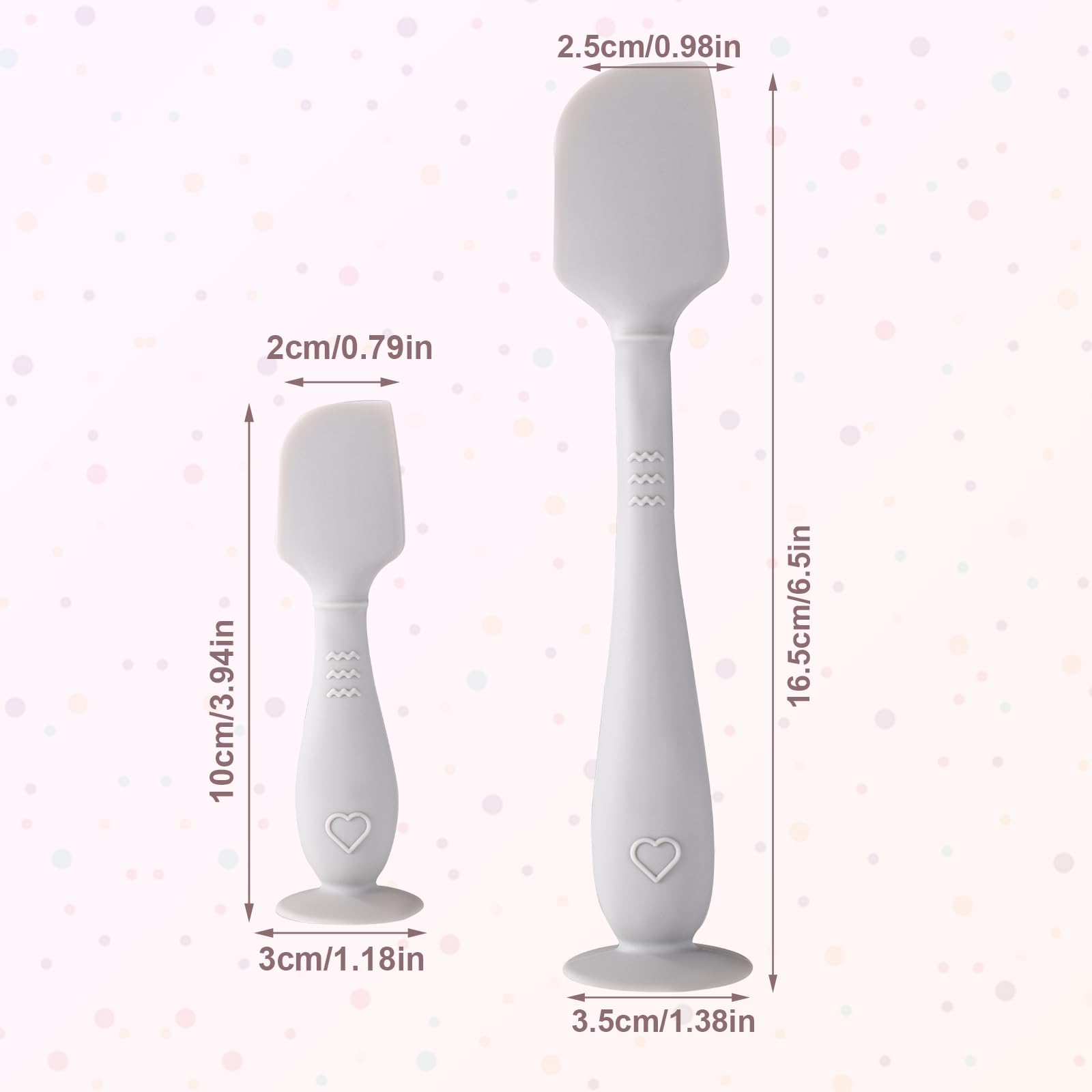 Lasuroa diaper cream spatula small for precise, gentle application on tiny areas
