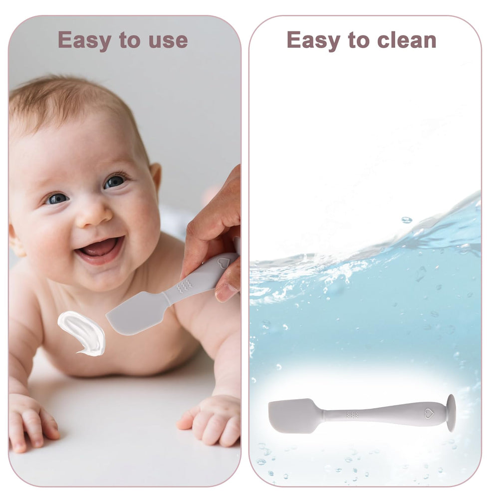 Lasuroa diaper spatula suction base keeps the tool upright and clean