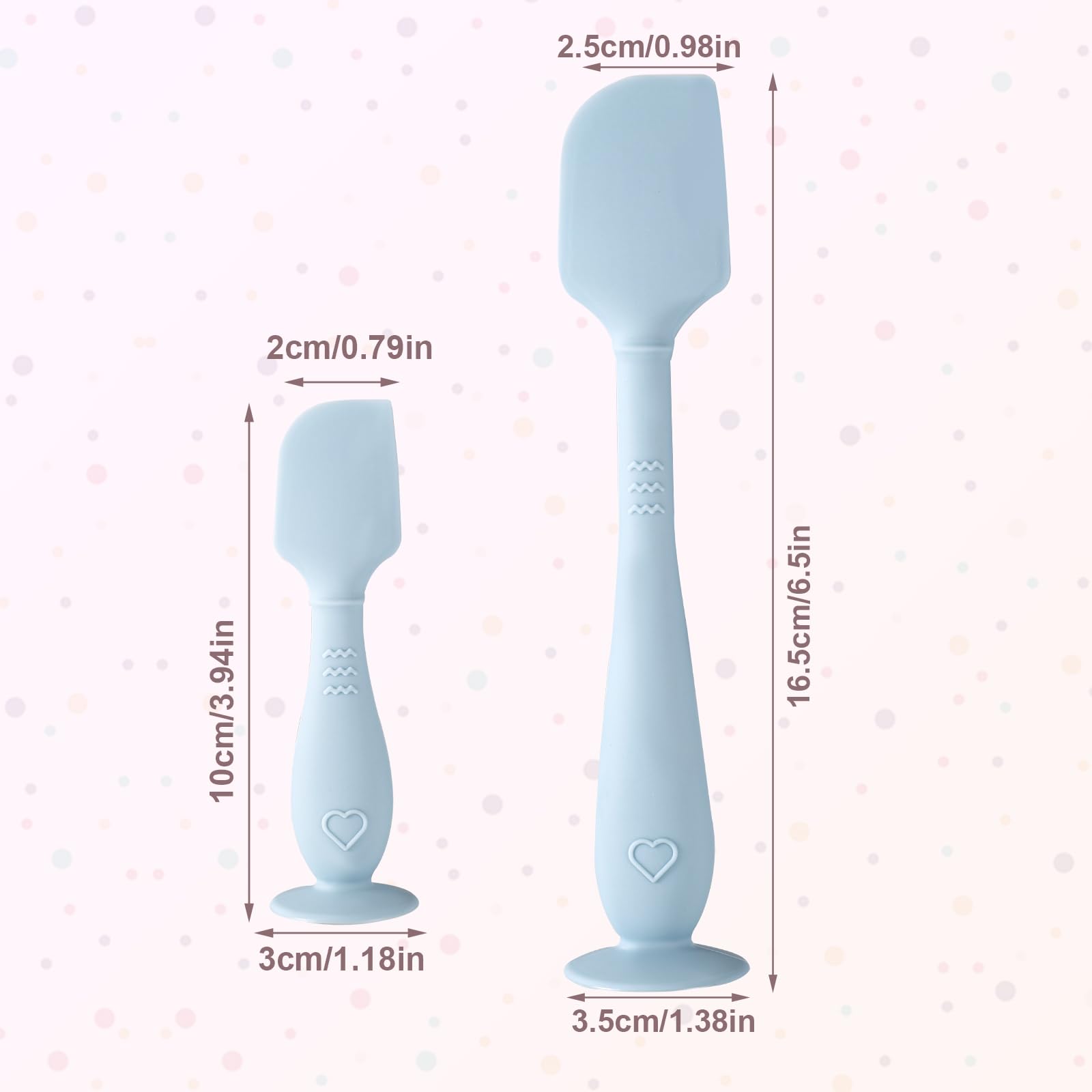 Lasuroa baby spatula small applicator ideal for precise cream application at diaper changes.