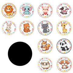 lasuroa potty stickers with animal designs brighten toilet routine for kids