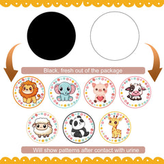 lasuroa potty stickers colorful animal pattern for engaging potty time