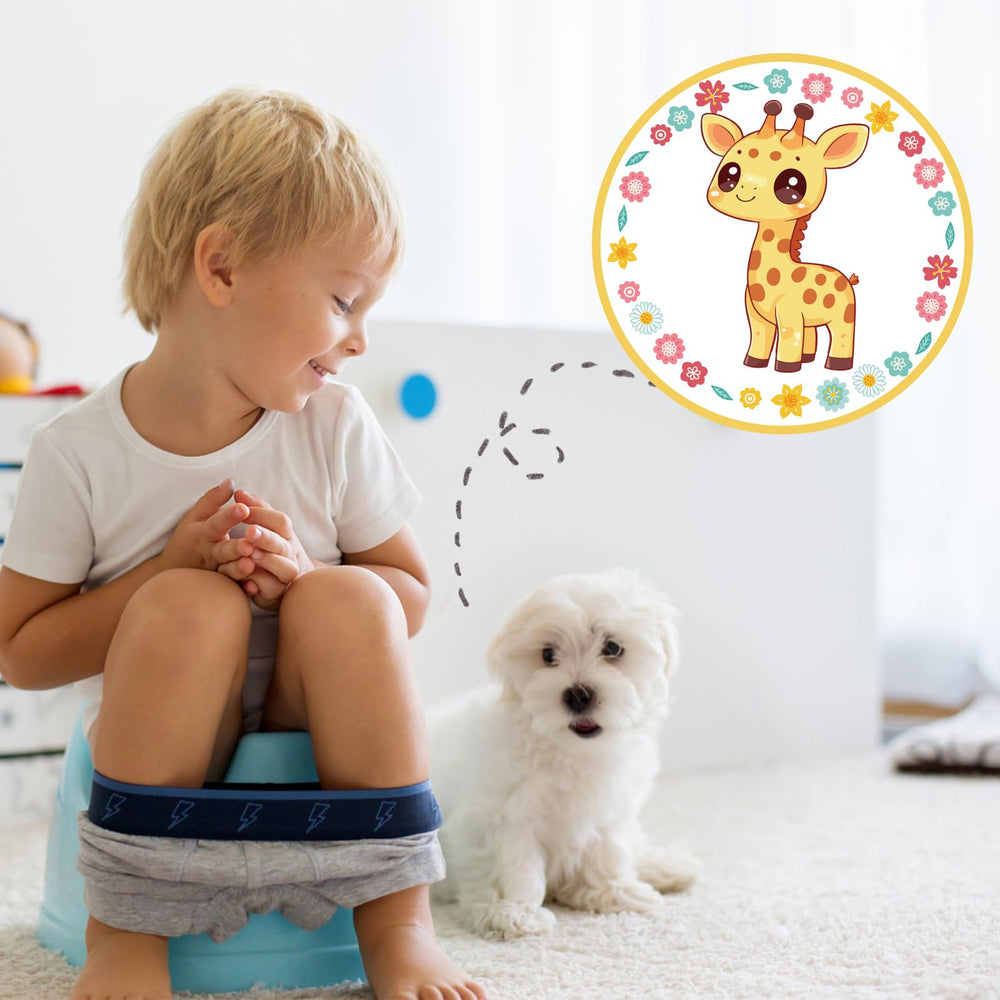 lasuroa potty stickers packaged 24 pieces ready for use