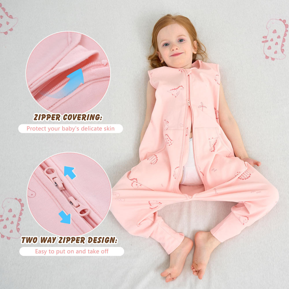 LAT LEE AND TOWN lat baby sleep sack 100% cotton breathability promotes gentle skin comfort.
