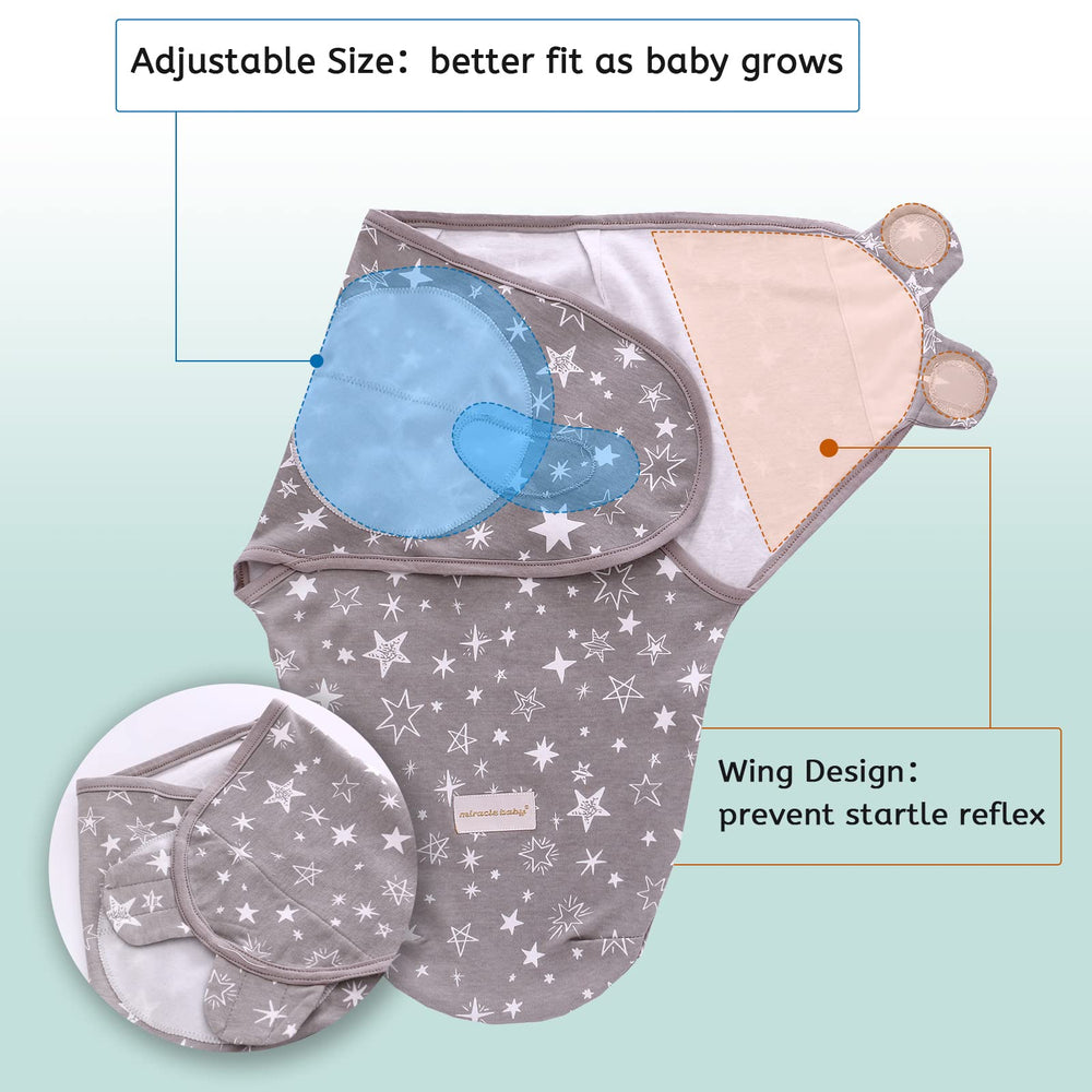 LAT LEE AND TOWN machine washable swaddle for easy care
