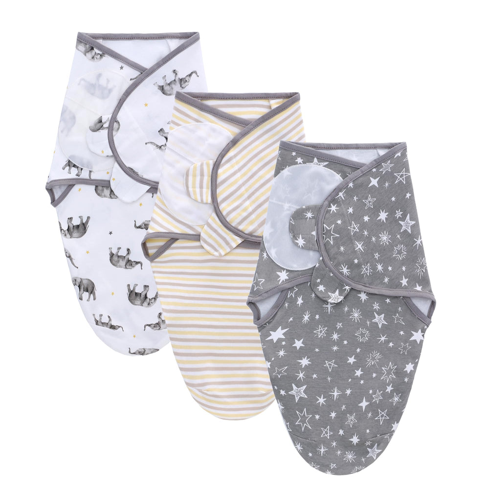 LAT LEE AND TOWN swaddle with zip bottom for quick diaper changes