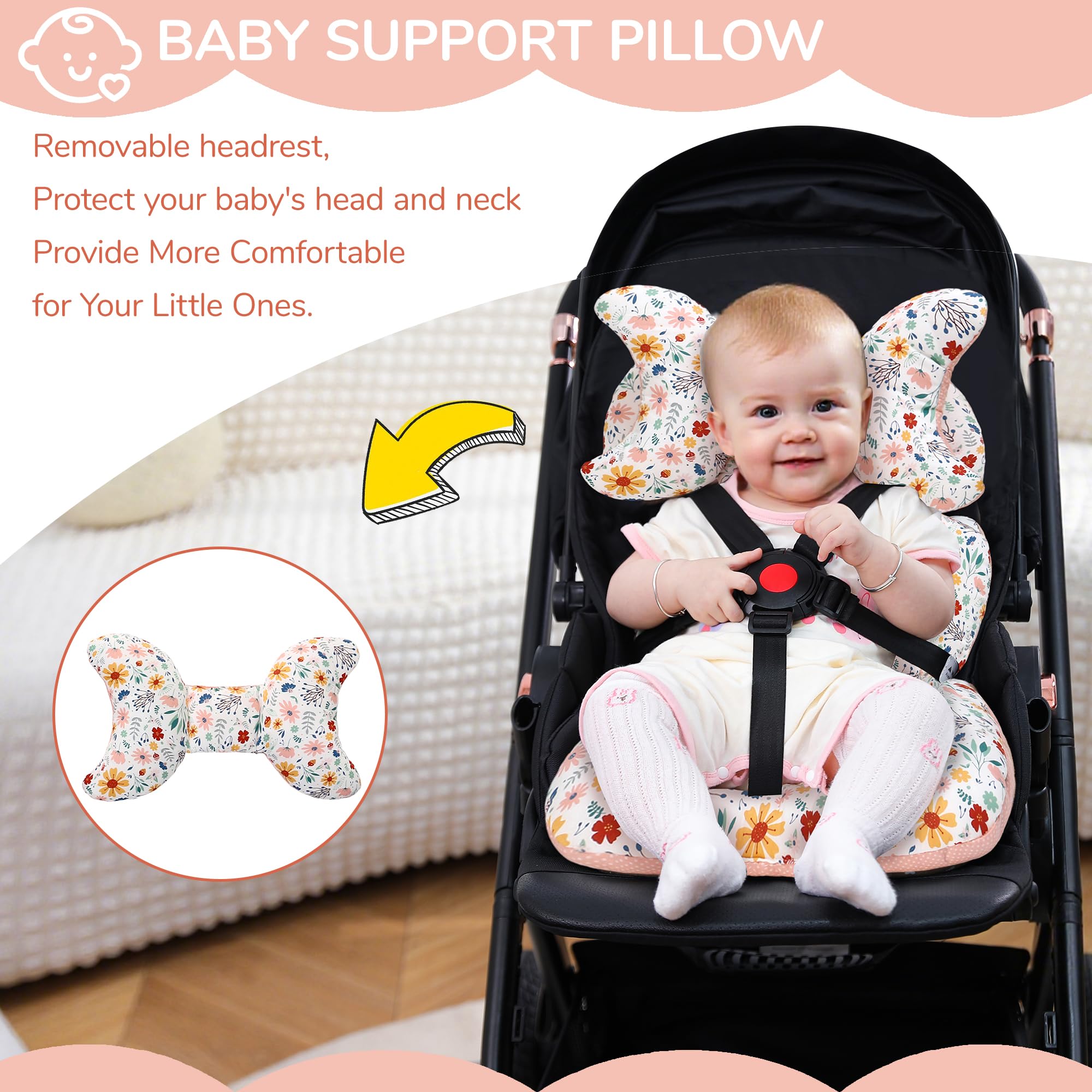 LAT LEE AND TOWN versatile use across stroller, car seat, bassinet, and swing