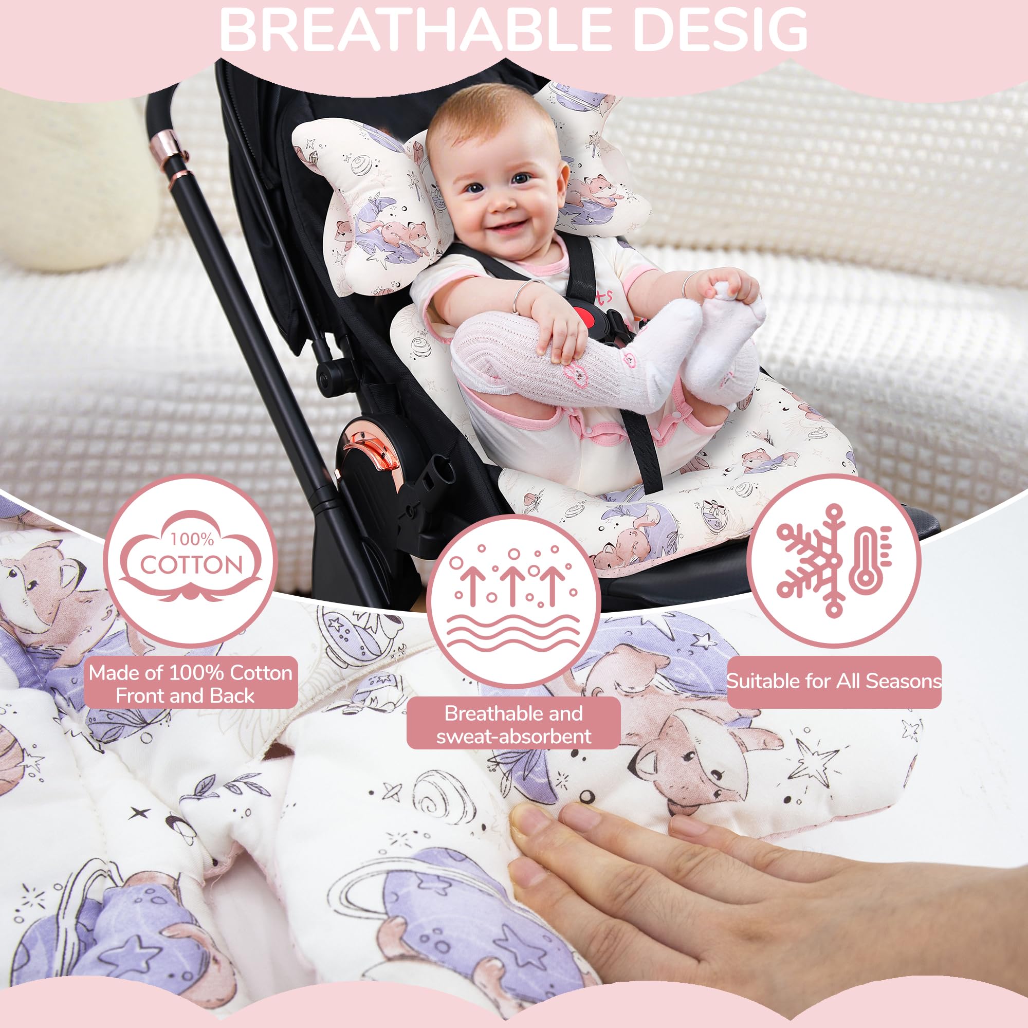 LAT LEE AND TOWN lightweight cushion reliable slip-resistant installation with elastic bands