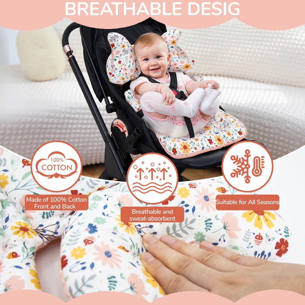 LAT LEE AND TOWN soft cotton padding enhances comfort on rides