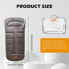 LAT Baby Warm Bunting Bag 3-layer warm-material highlight