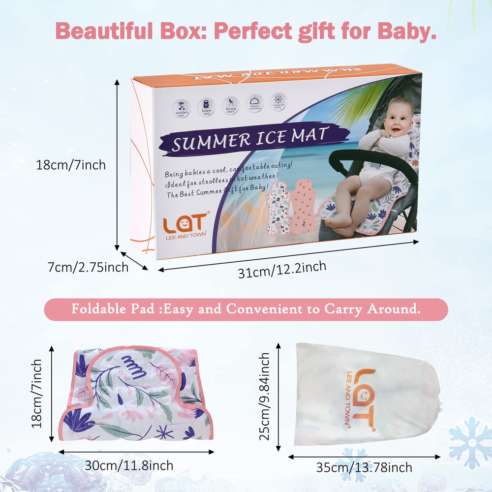 LAT LEE AND TOWN gel car seat cooler pad back pattern offers seasonal refresh